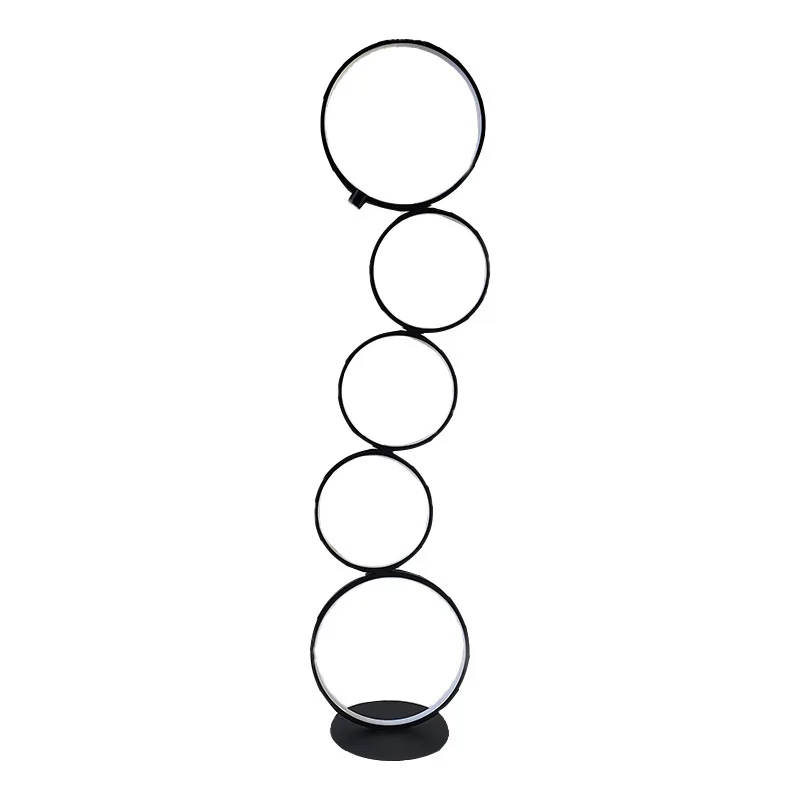 Новый напольный светильник простое кольцо с сенсорным затемнением модель спальни для гостиной прикроватный светодиодный