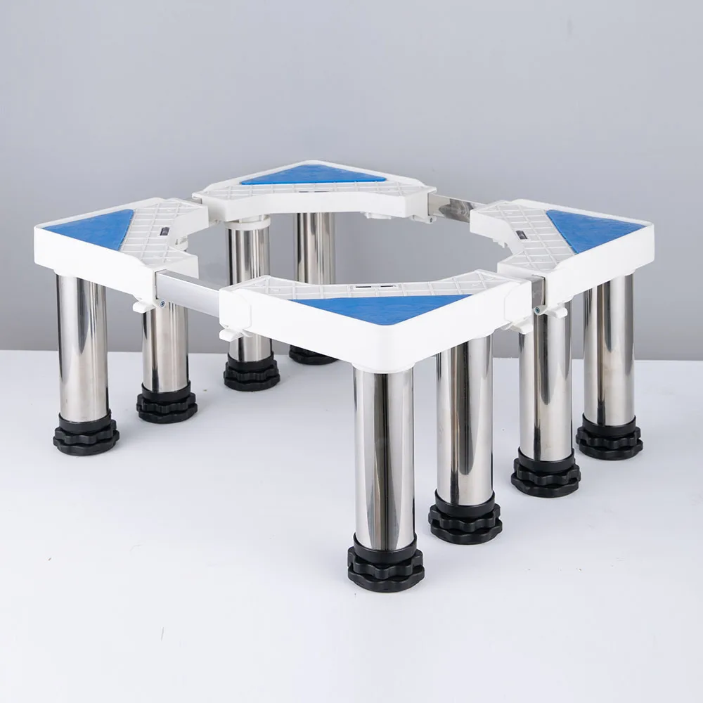 2024 New Arrival Home Applicants Washing Machine Base With 8 legs 10 cm Height Easy To Install Adjustable Stand For Washer AC