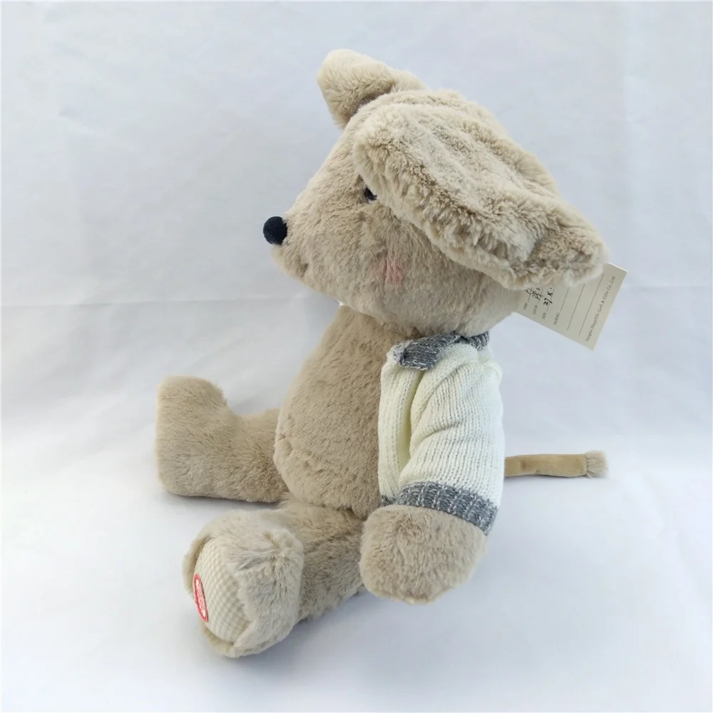 Wholesale Custom High Quality Kids Play Soft Toy Mouse Stuffed Plush Mouse Animal Electronic Music Toys
