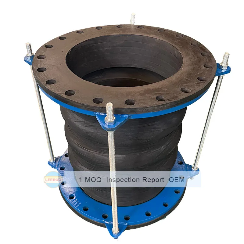 High Quality 12' Flexible Single Sphere rubber bellow epdm neoprene nbr rubber expansion joint