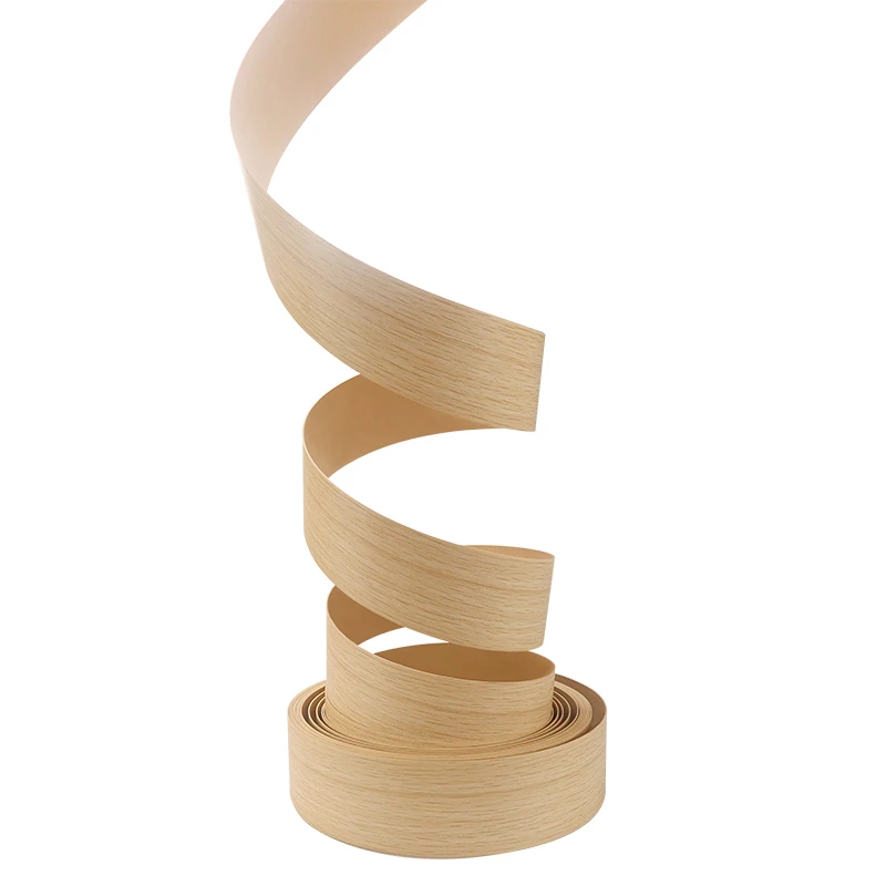 Particle board kitchen furniture edge banding eco-friendly wood grain solid color support customized