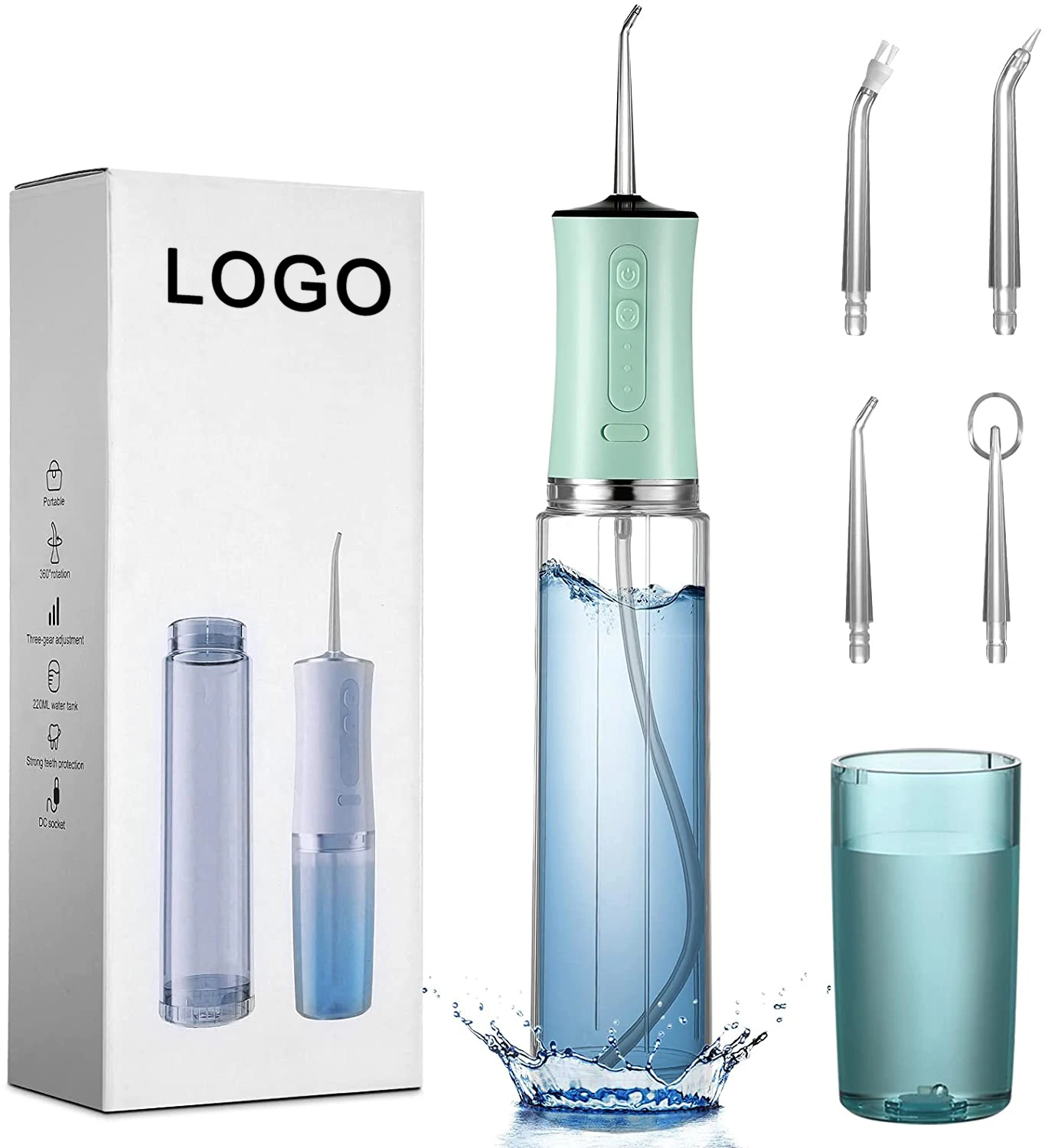 Новинка 2023, профессиональный ирригатор для полости рта, перезаряжаемый портативный стоматологический ирригатор для чистки зубов, зубная нить для полости рта, ирригатор водяной