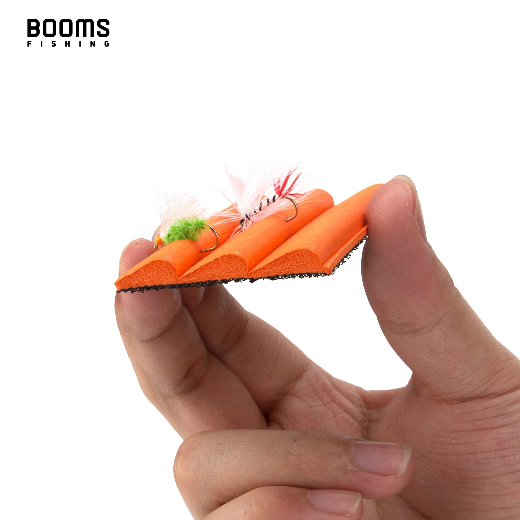 Fly Streamers Foam Drying Patch Ripple Foam EVA Breastplate with Hook Loop Sticker Back Fly Hook Keeper Fishing Accessories