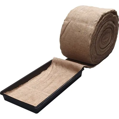 Hot Sale Outdoor Biodegradable Jute Felt Grow Mat Coconut Coir Microgreen Seedling Hydroponic Growing Mats