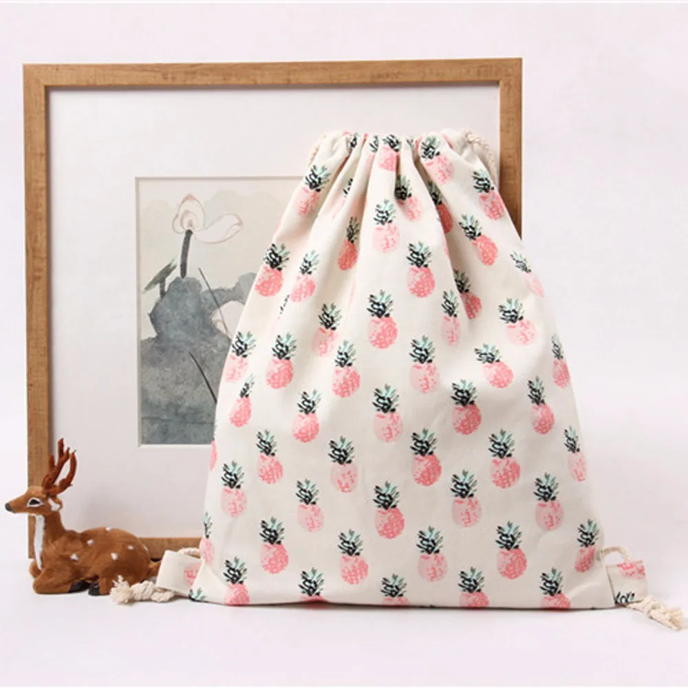 
Wholesale custom eco friendly reusable cotton mesh drawstring bag 