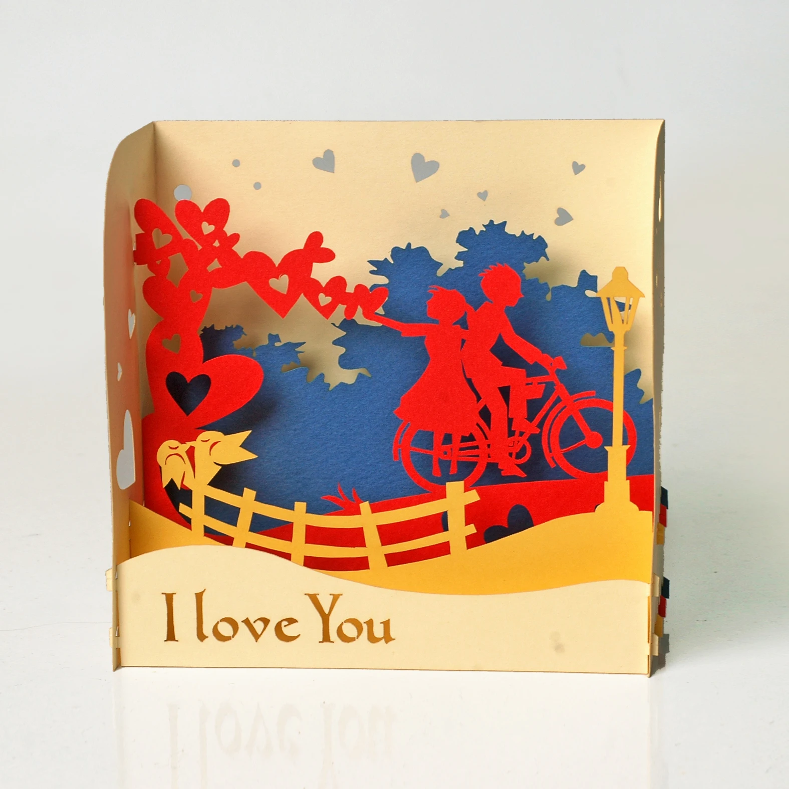 Best Price Wholesale Vietnam Manufacturer Happy Valentines Day Pop Up 3D Gift Greeting Cards