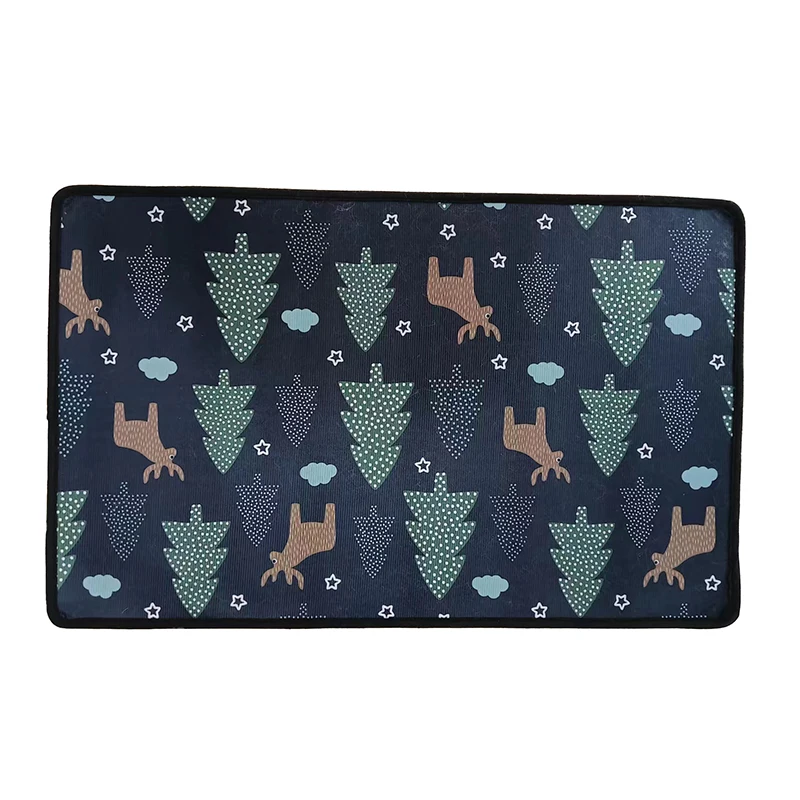 Christmas Doormat Microfiber Carpet Rug Tapetes Navidad Alfombra Microfibra Custom Door Mat