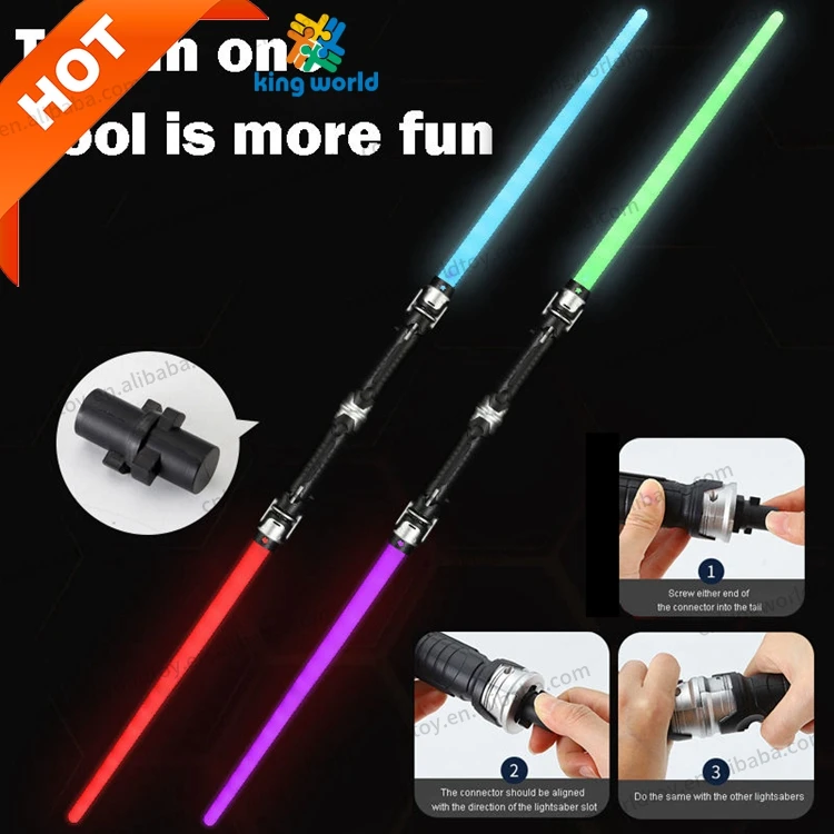 Wholesale Lightsaber Dueling Cosplay Colorful Led Flashing Laser for Kids Glowing Sword Phonic Laser Sword Toys