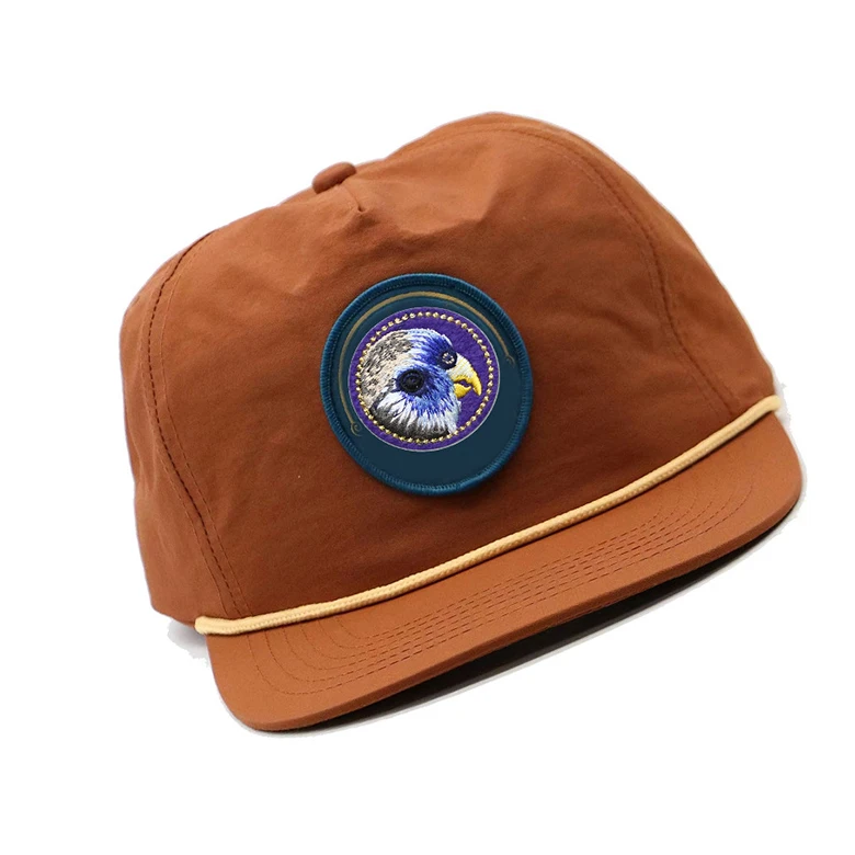 Wholesale Custom Nylon Waterproof Quick Drying Snapback Rope Hat For Man And Woman