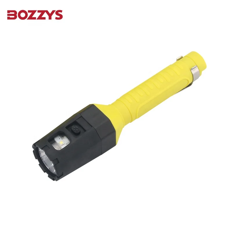 Portable Highly Transparent Lens Double Light Source Explosion-Proof Flashlight