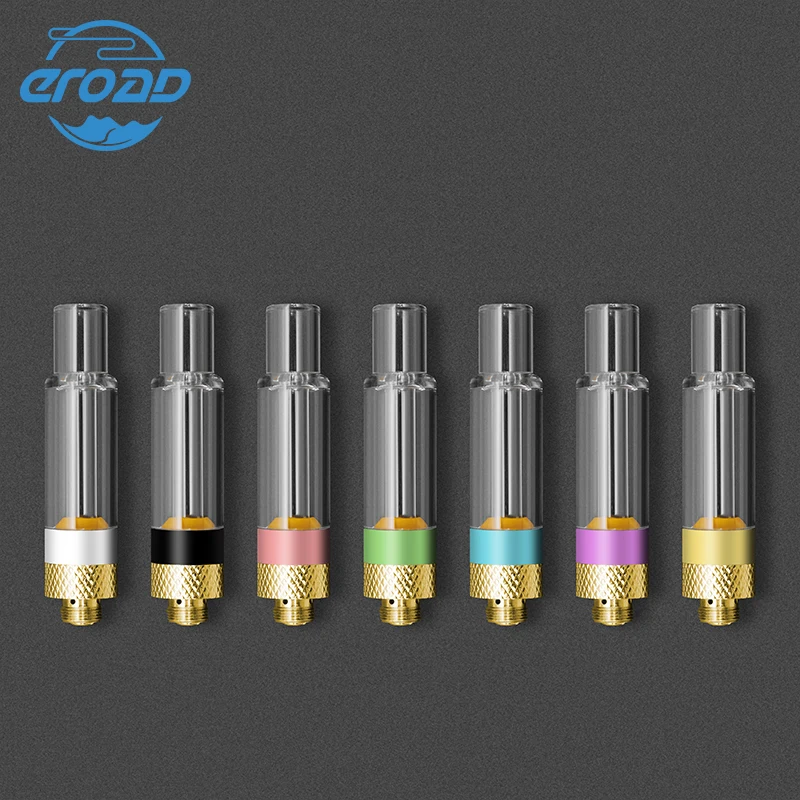 Eroad Custom Private LOGO Full Glass Atomizer Cbd Ceramic Cbd Oil Cartridge