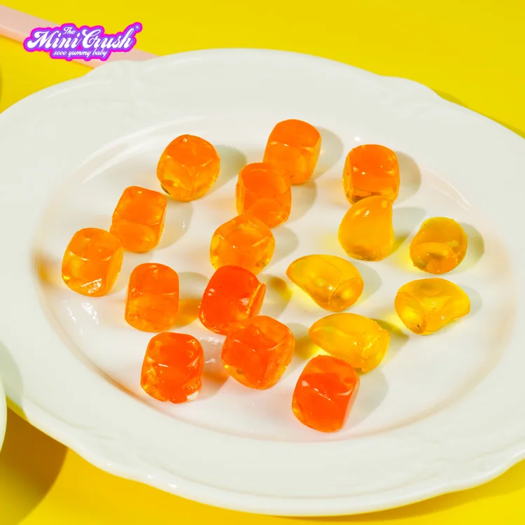 Candy Manufacturers Supplier Wholesale Sweets Peeling Soft Candy Fruity Flavors Peelable Candy
