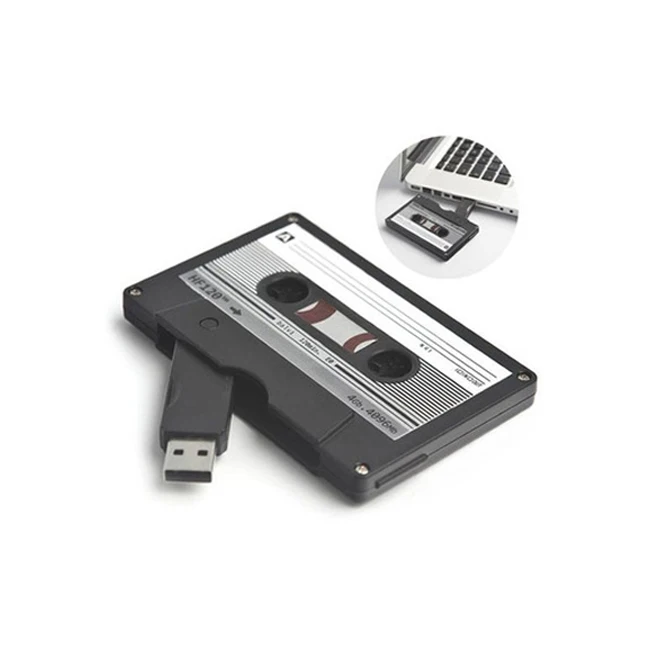 USB флеш-накопитель в форме кассеты с чипом, usb 128, 1 ГБ, 4 ГБ, 8 ГБ, 32 ГБ, 2,0 ГБ