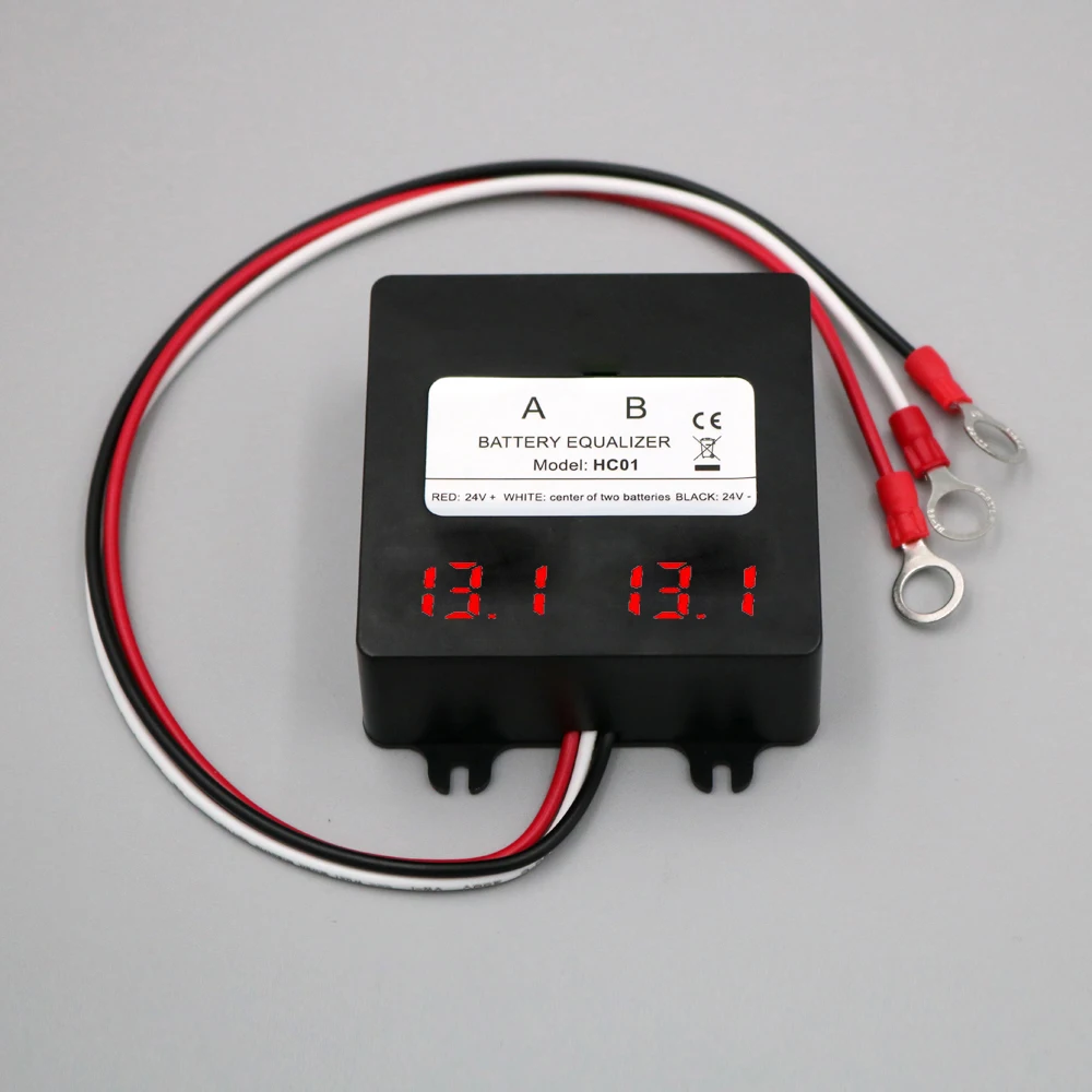 HC01 12V 5A battery bank equalizer balancer with lcd display for lead-acid/lithium battery