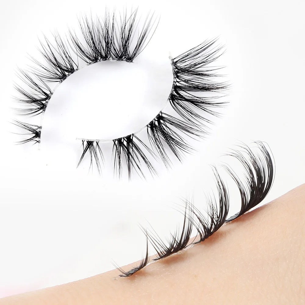 DIAS Soft High Quality 3D Vegan Synthetic Fluffy Beauty 10 Pairs False Eyelashes Box Set False Eyelashes Wholesale