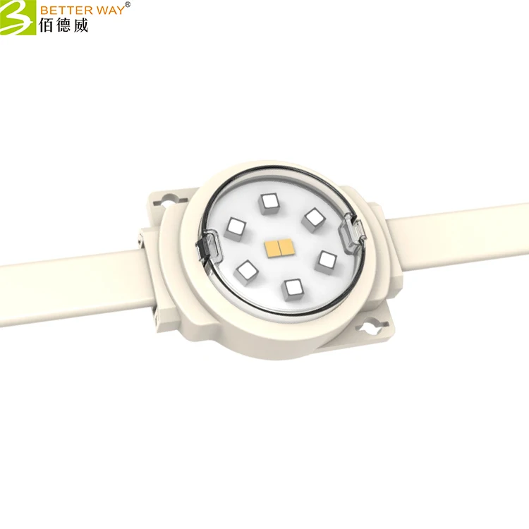 1.5W DMX RGB outdoor led point light DC24V IP68 color changing full color pixel led lighting illuminate