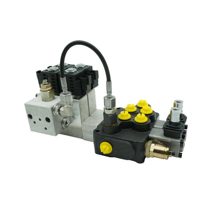 DCV20 series spring return Electric-Hydraulic Monoblock Directional Control Valve