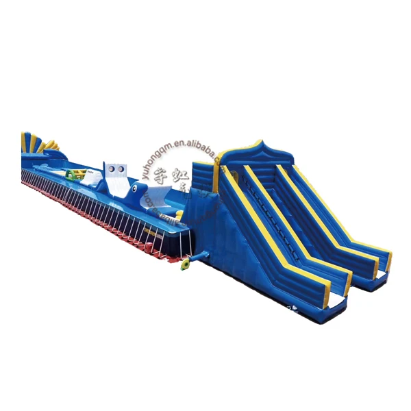 Детский аквапарк дешевые надувные бассейн препятствие курс для продажи