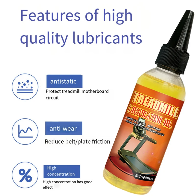 spares for treadmills with low price silicone lubricant oil for treadmill squirt lube