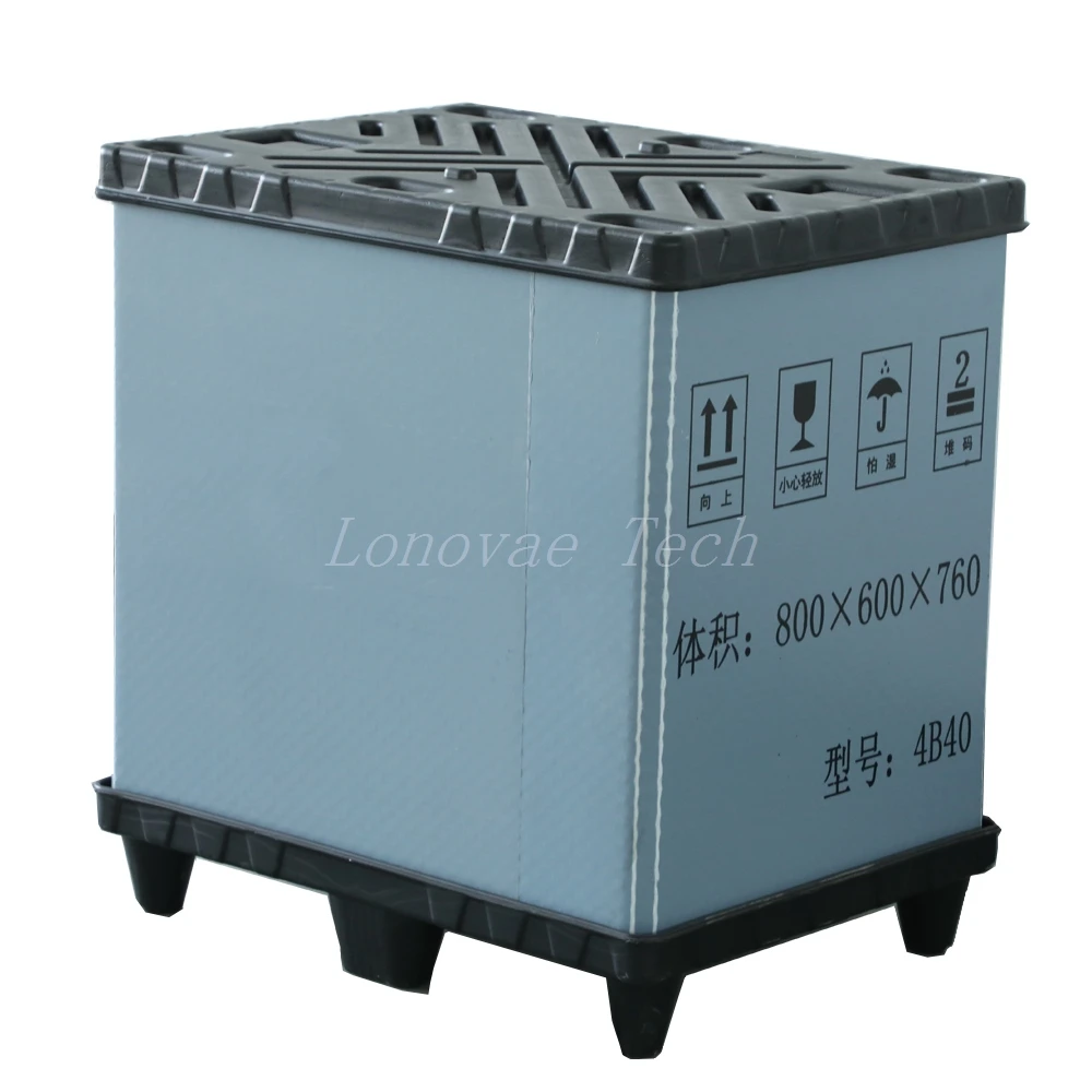 Hot sale Durable Storage And Transport Plastic Pallet Box For Different Industries