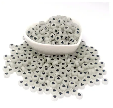 Wholesale 500g/Bag Acrylic Plastic Letter Beads Luminous Alphabet English Letter Spacer Beads For DIY Jewelry Making Findings