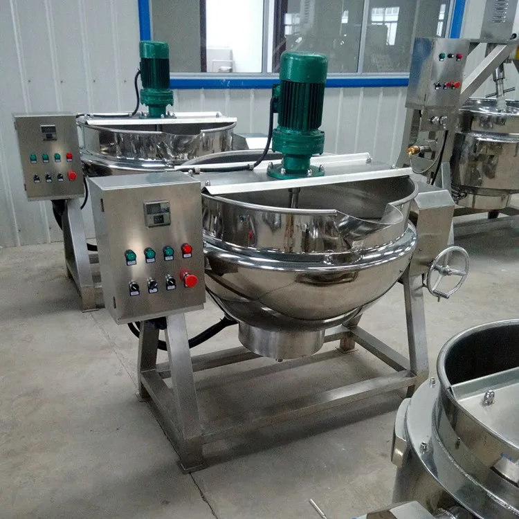 
500L jam making machine/strawberry jam cooking pot/jacketed kettle for jam 