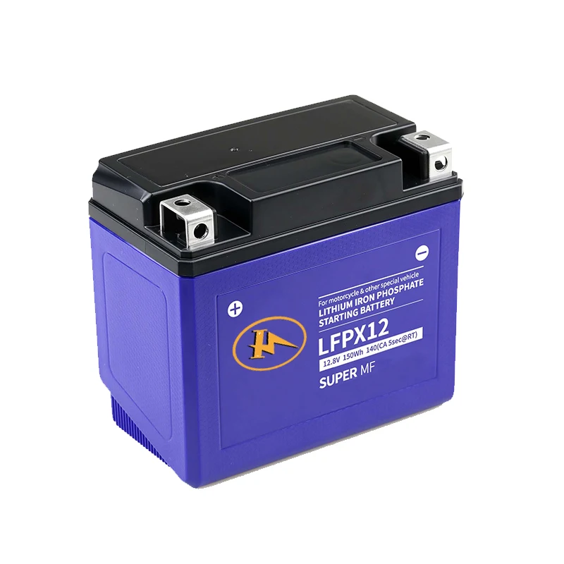 Ultra Safe Rechargeable18650 12V 6Ah Lifepo4 Motorcycle Starter Lithium Ion Battery