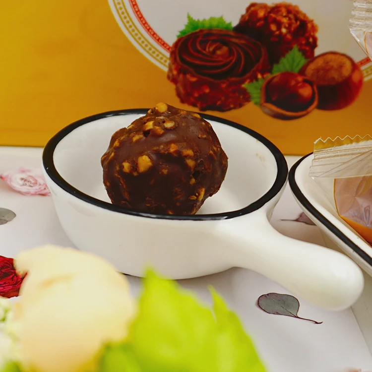 OEM brands Double Layer Milk Sweet Permen Chocolate