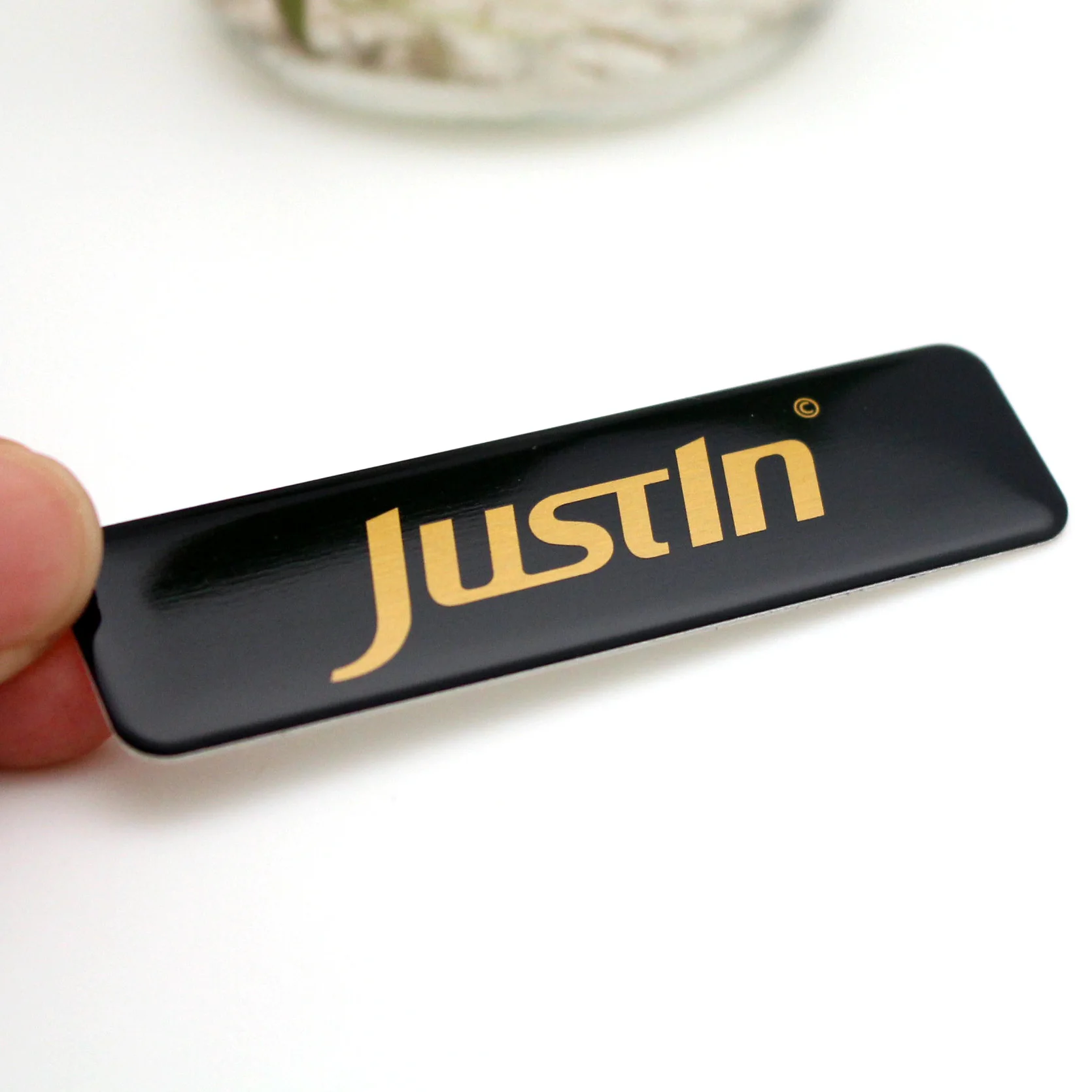 
cheap nameplates logo label stickers custom aluminium name plate 