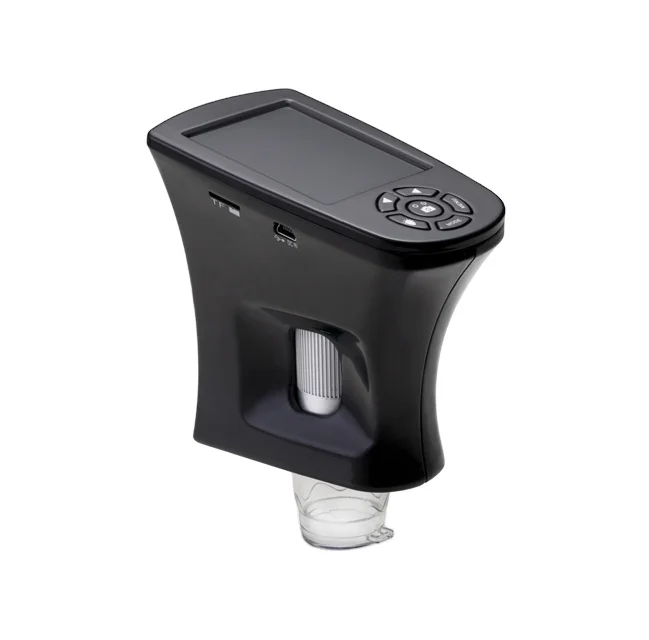 LCD Digital Skin Monitor Detector LED Facial Tester Skin Tool Analyzer Skin pigment Oil Elasticity Fluorescent Detection