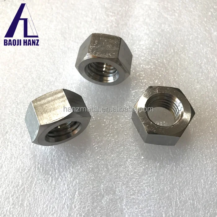 Titanium hexagon nut, GR5 alloy titanium nut