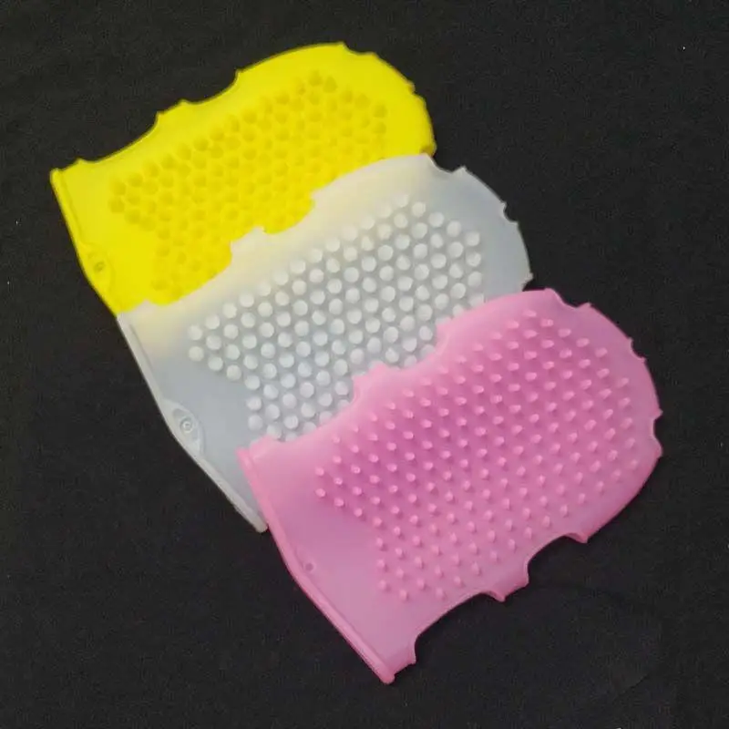 New Arrival Comfortable Double-sided Silicone Bath Brush Silicone Body Cleaning Massage For SPA And Bath Body Scrub Brush Shower