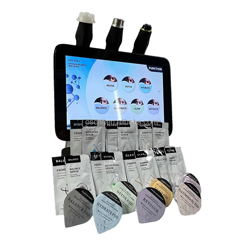 Black case oxygen Machine for sale Diamond Dermabrasion Machine For Facial Cleaning