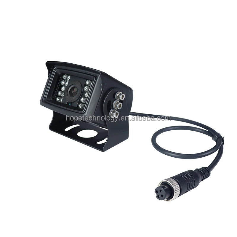 Truck Camera 18 Leds Lights Rear View Metal Case Vehicle Monitoring IP68 1080P Camera for Bus