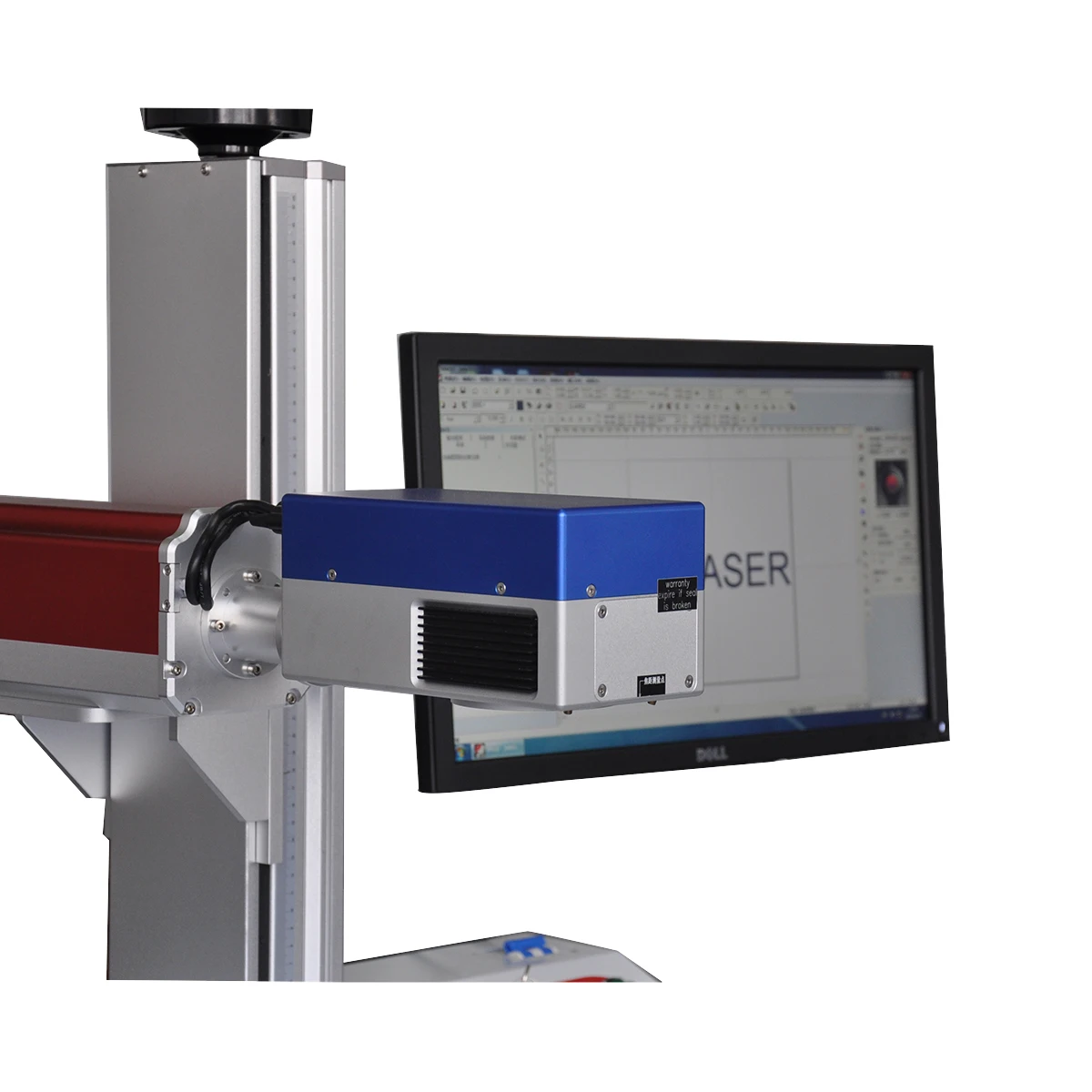 20w/30w/50w/100W H Type 2D/3D  UV  Big  Fiber Laser Marking Machine for Sale Raycus/Max/JPT/IPG