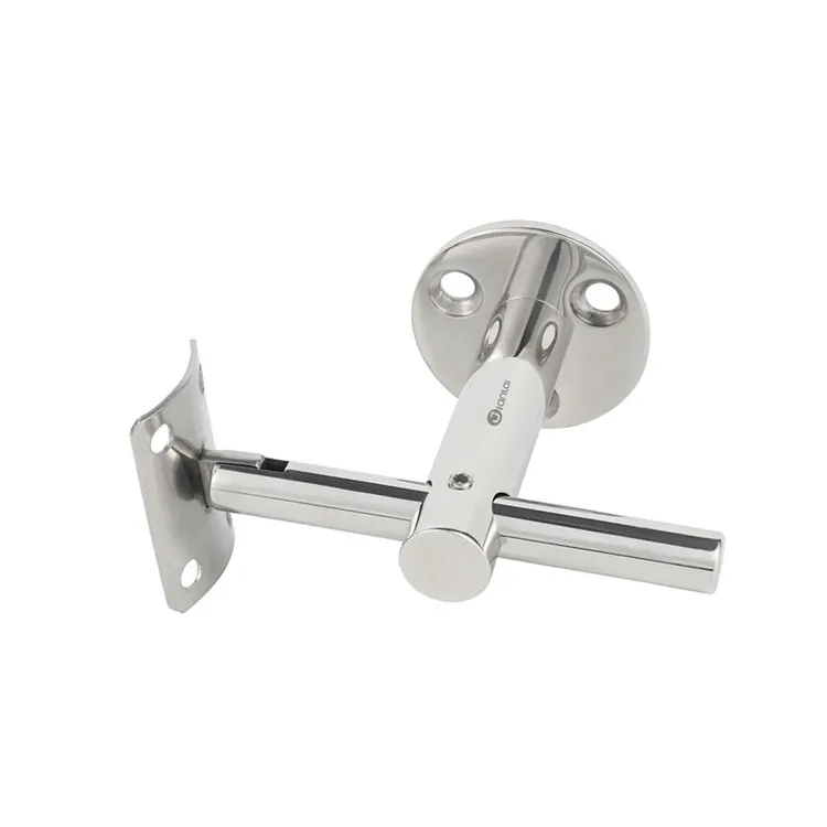 China Flexible Adjusted Stainless Steel Handrail Fittings Wall Mounted Tube Support Bracket