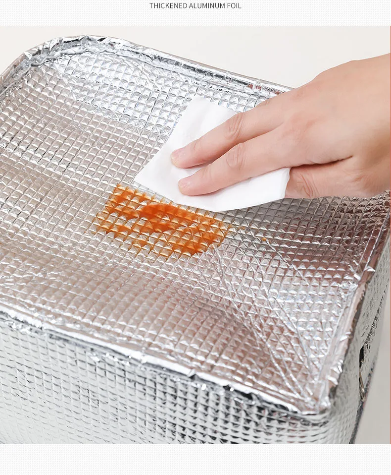 Cartoon Cute Animals Insulation Kids Lunch Cooler Bag Waterproof Oxford Cloth Food Thermal Bag Portable for School Picnic