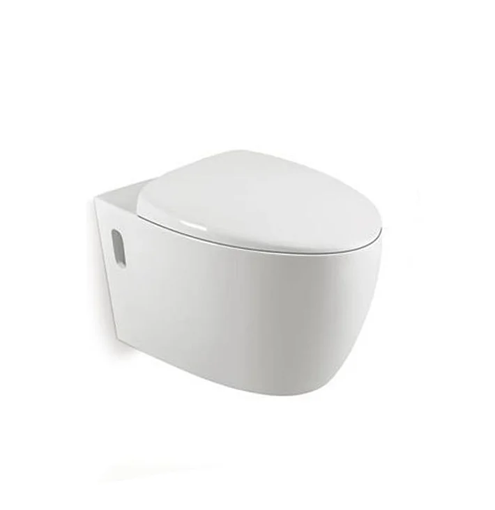 Wholesale bathroom modern high quality sanitary wares wall mounted wc set ceramic wall hung toilet