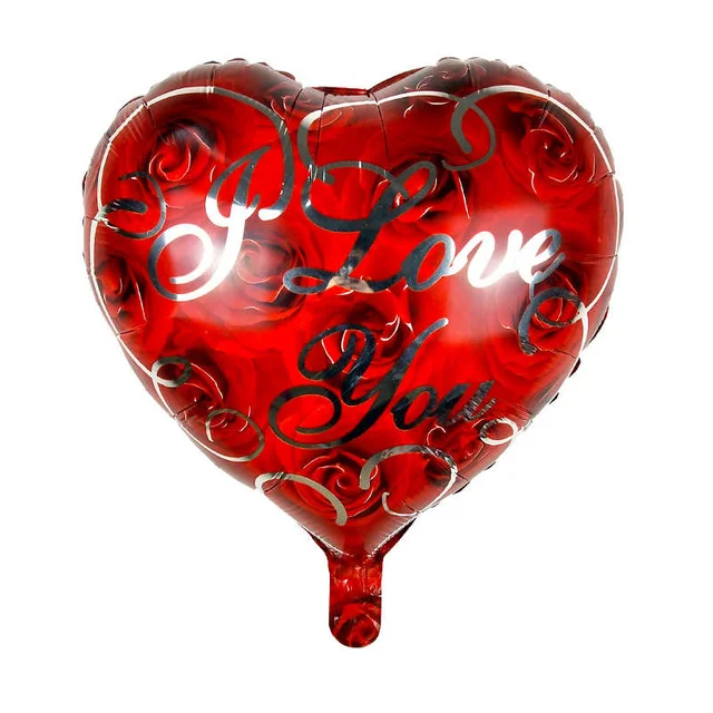 Hot Design 18inch Red Love Heart Helium Balloons for Valentines Day Wedding Party Decoration