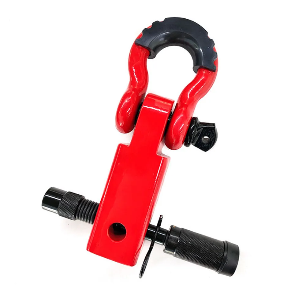 Cheap Price Off-Road Vehicle Modified Car Accessories Square Mouth Trailer Arm 2 Inches Solid Rescue Hook Auto Hitch Parts