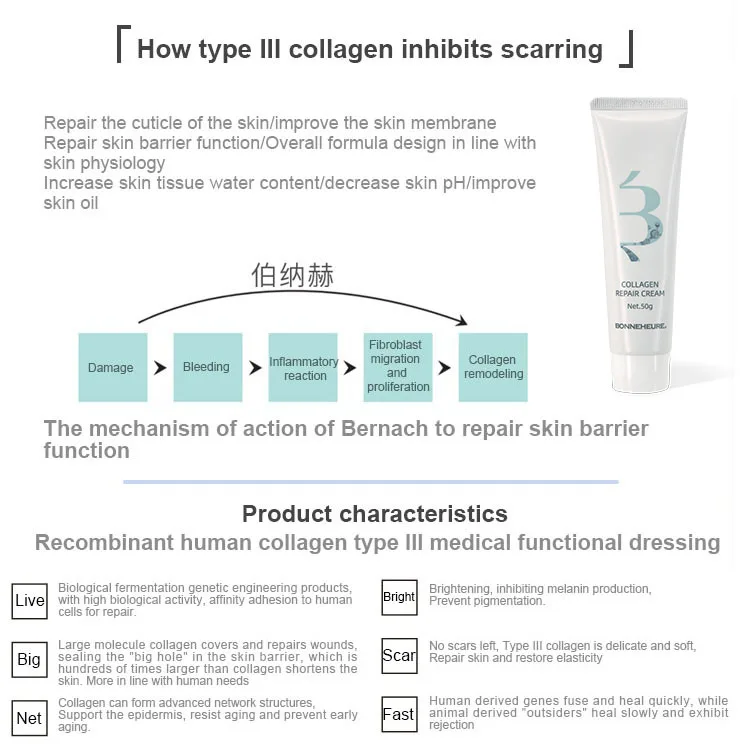 Face Skin Whitening Cream Tube Beauty Anti Aging Skin Whitening Moisturizing Collagen Skincare Face Repair Cream