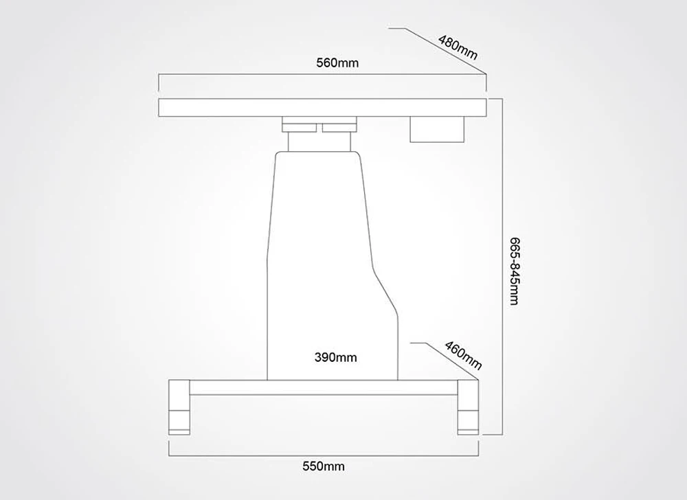 WZ-3D optical  elevating electrical lifting motorized table with roll ophthalmic