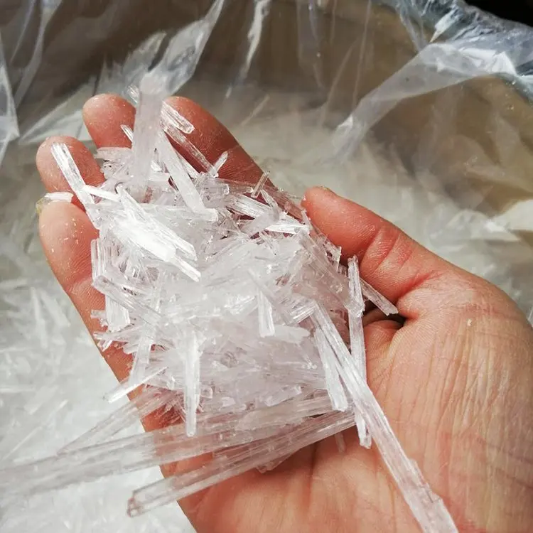 CAS 89-78-1 Menthol Synthetic Menthol 99% Menthol Crystal