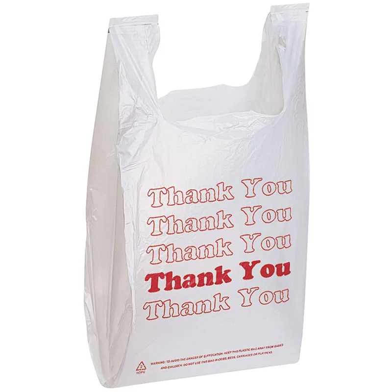 Оптовая продажа с фабрики жилет для покупок биоразлагаемый пластиковый пакет, D2W EPI Компостируемая сумка для покупок в супермаркете