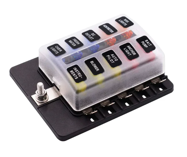 10 Way Standard Automotive Blade Fuse Holder