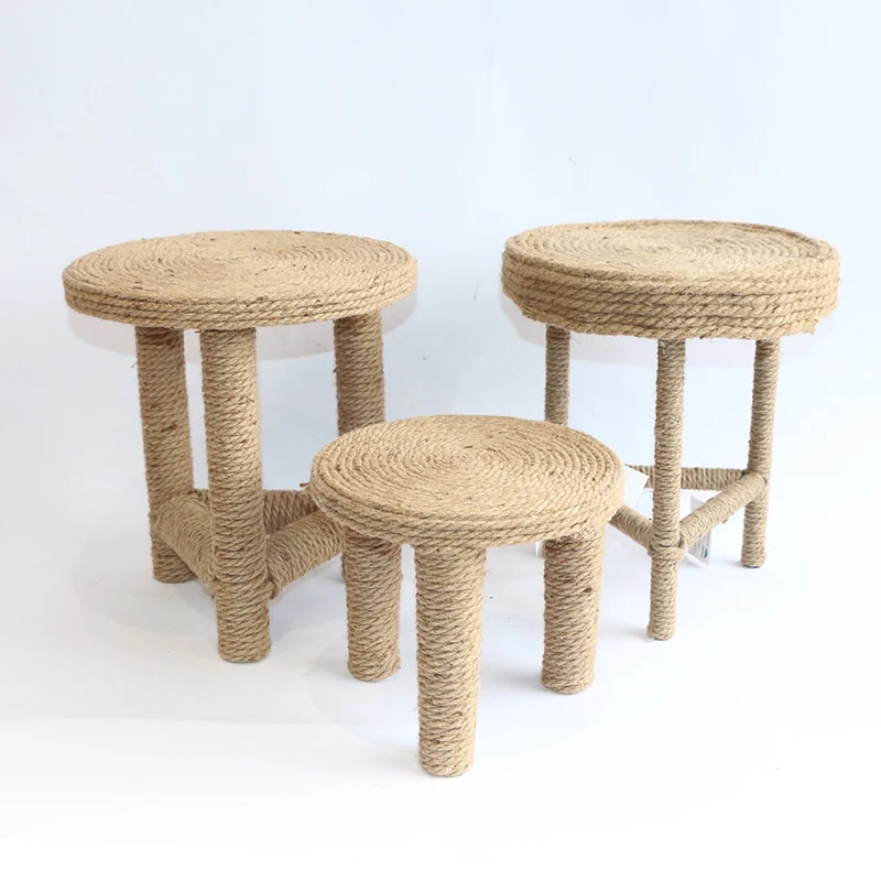 Цветочная полка, джутовая веревка для мебели, Цветочный держатель, украшение для стола, украшение для дома