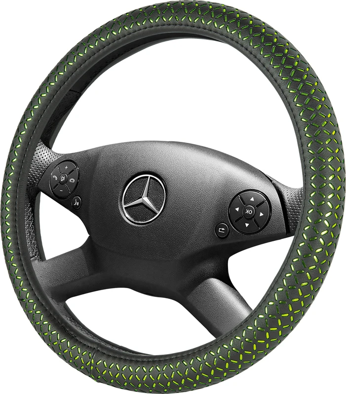 Customized Universal Stylish Auto Steering Skin Wrap Accessories Car Steering Wheel Covers