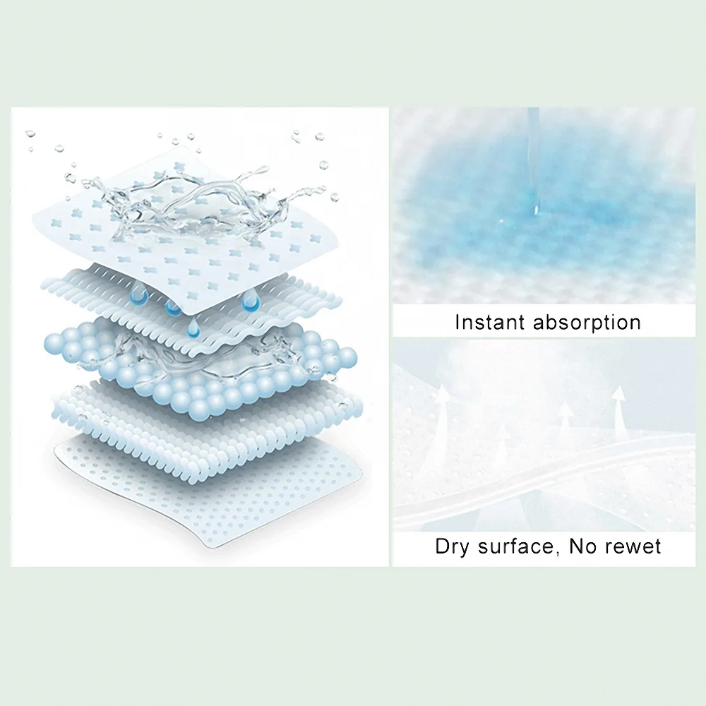 Eco Friendly OEM&ODM super soft and breathable Biodegradable disposable bamboo baby diapers