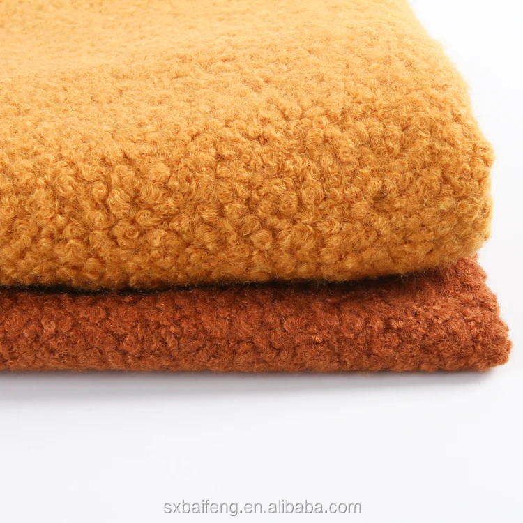 
Теплое супермягкое разноцветное окрашенное пальто, 100% полиэстер, шерстяная ткань, трикотажное пальто 