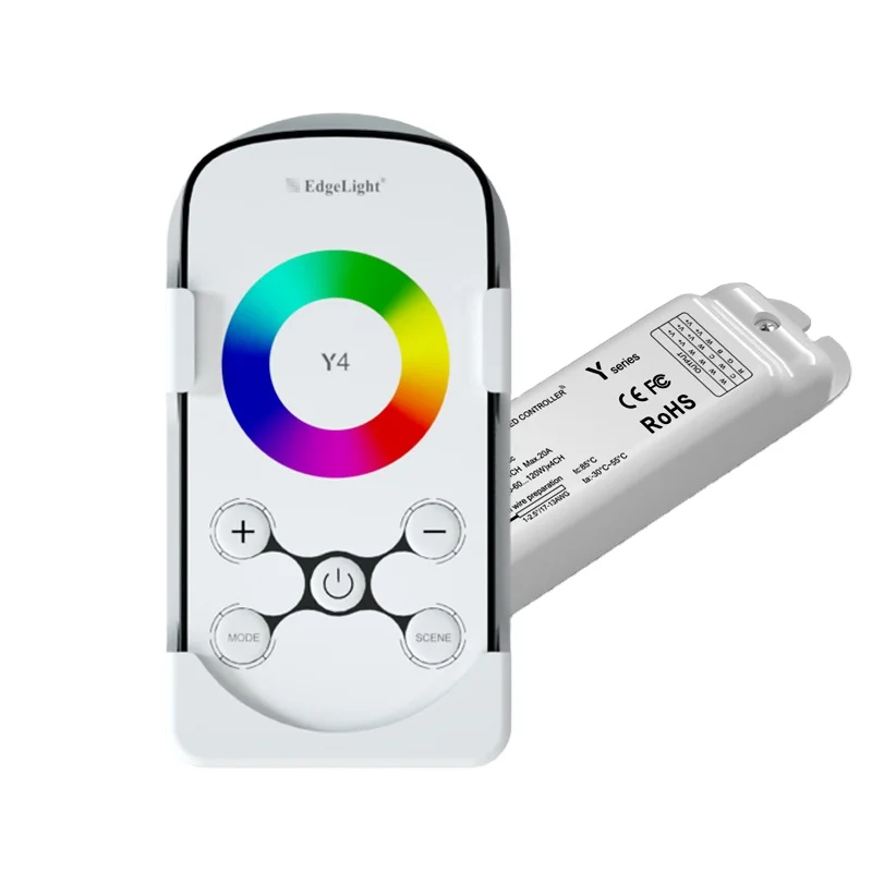 
white RGB RGBW Remote Control for LED LIGHT CONTROLLER with dimmable system 